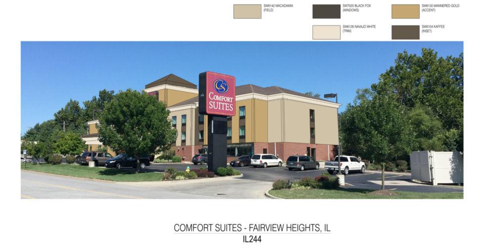 Comfort Suites Fairview Heights Bagian luar foto